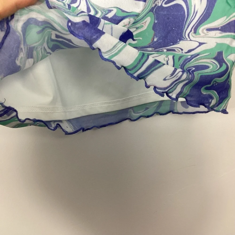Princess Polly Remi Mini Skirt Blue Size 4 NWT